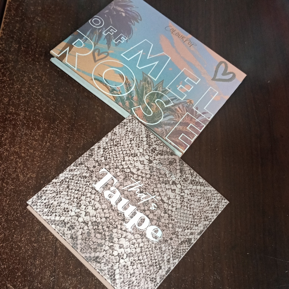 ColourPop Off Melrose and That's Taupe Eyeshadow Palettes